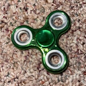 Green Metallic Fidget Spinner